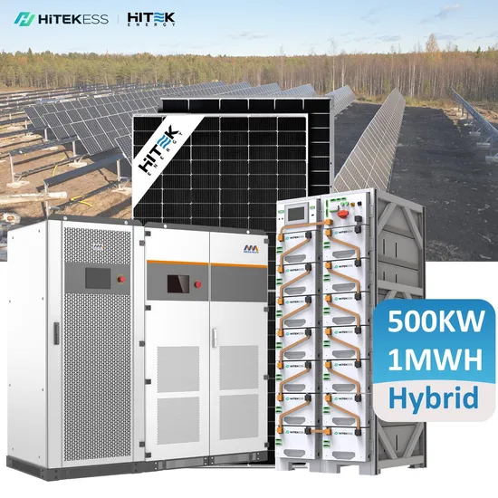 Hitek Complete 150kw 200kw 250kw 500kw 1MW Hybrid Solar Panel Energy System Energy Equipment Lithium Battery System Bess